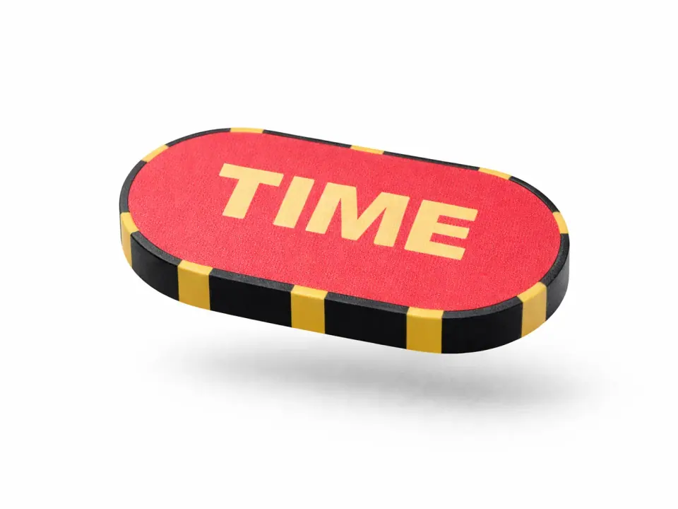 Multicolour 3D printed Poker Time chip